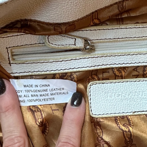 White Leather hobo bag - Picture 5 of 16